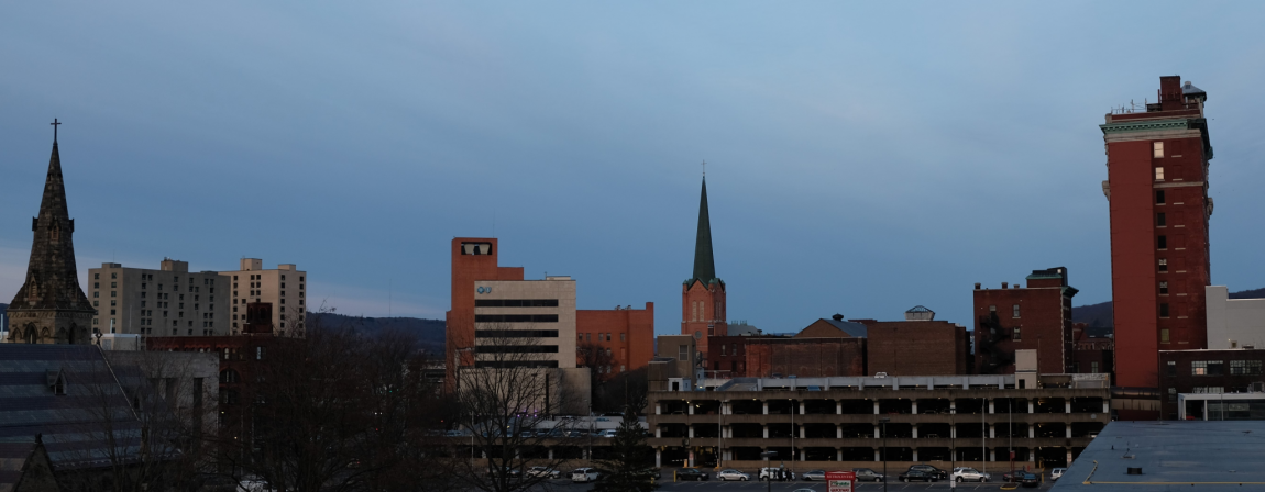 Binghamton Evening Skyline