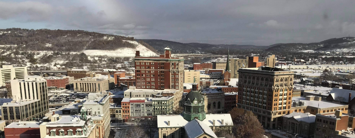 Binghamton Winter Skyline